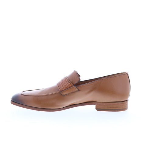 Mezlan Mez93 Mens Brown Leather Loafers & Slip Ons Casual Shoes