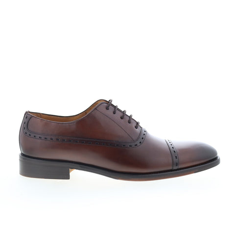 Mezlan Mez94 Mens Brown Leather Oxfords & Lace Ups Cap Toe Shoes