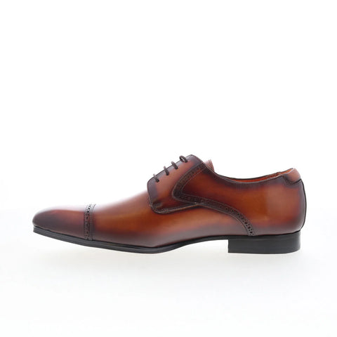 Mezlan Mez Cap Toe 21246 Mens Brown Leather Oxfords & Lace Ups Cap Toe Shoes