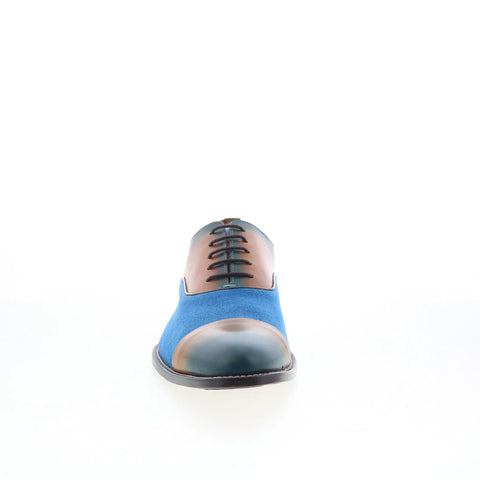 Mezlan Mez Cap Toe 21833 Mens Brown Leather Oxfords & Lace Ups Cap Toe Shoes