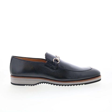 Mezlan Mez Casual 20863 Mens Black Leather Loafers & Slip Ons Casual Shoes