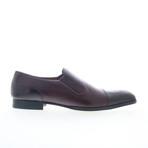 Mezlan Mez Casual 20983 Mens Red Leather Loafers & Slip Ons Casual Shoes