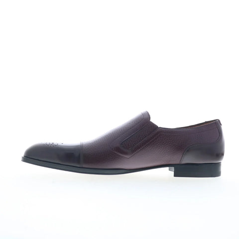 Mezlan Mez Casual 20983 Mens Red Leather Loafers & Slip Ons Casual Shoes