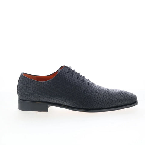 Mezlan Mez Casual 21156 Mens Black Leather Oxfords & Lace Ups Casual Shoes