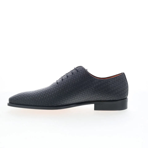 Mezlan Mez Casual 21156 Mens Black Leather Oxfords & Lace Ups Casual Shoes