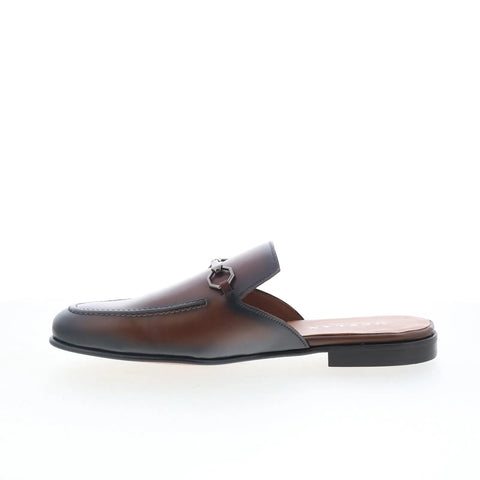 Mezlan Mez Casual 21224 Mens Brown Leather Mules Slippers Shoes