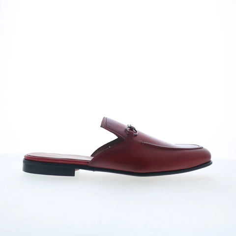 Mezlan Mez Casual 21224 Mens Red Leather Loafers & Slip Ons Casual Shoes