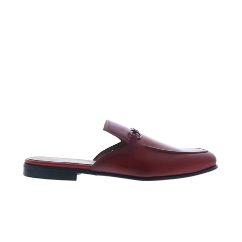 Mezlan Mez Casual 21224 Mens Red Leather Loafers & Slip Ons Casual Shoes
