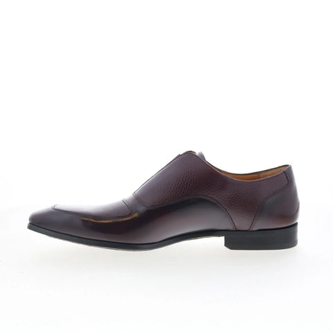 Mezlan Mez Casual 21530 Mens Red Leather Loafers & Slip Ons Casual Shoes