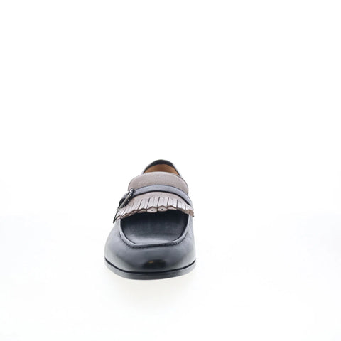 Mezlan Mez Casual 21820 Mens Black Leather Loafers & Slip Ons Casual Shoes