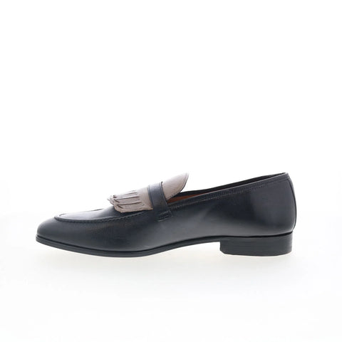 Mezlan Mez Casual 21820 Mens Black Leather Loafers & Slip Ons Casual Shoes