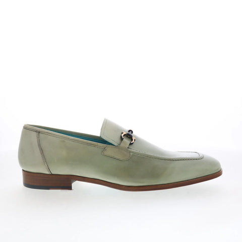 Mezlan Mez Casual 21887 Mens Green Suede Loafers & Slip Ons Casual Shoes