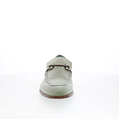 Mezlan Mez Casual 21887 Mens Green Suede Loafers & Slip Ons Casual Shoes