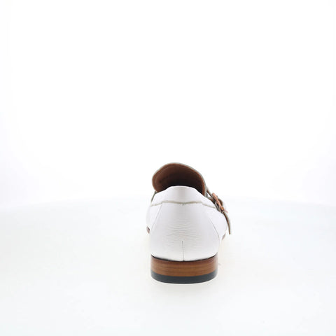 Mezlan Mez Casual 7445 Mens White Leather Loafers & Slip Ons Casual Shoes