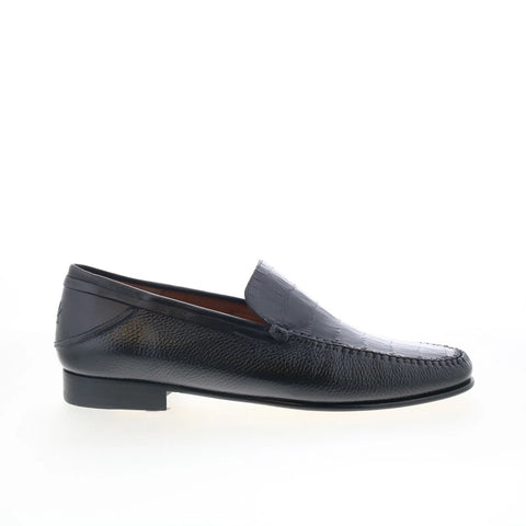 Mezlan Mez Casual 7459 Mens Black Leather Loafers & Slip Ons Casual Shoes