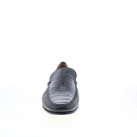 Mezlan Mez Casual 7459 Mens Black Leather Loafers & Slip Ons Casual Shoes