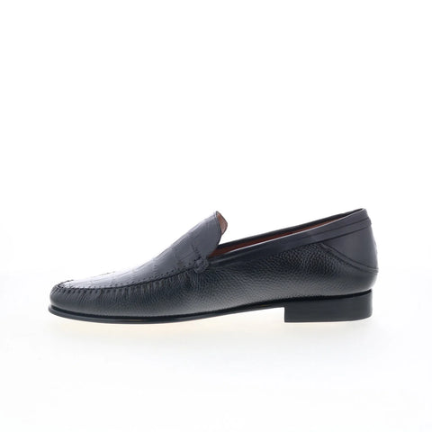 Mezlan Mez Casual 7459 Mens Black Leather Loafers & Slip Ons Casual Shoes