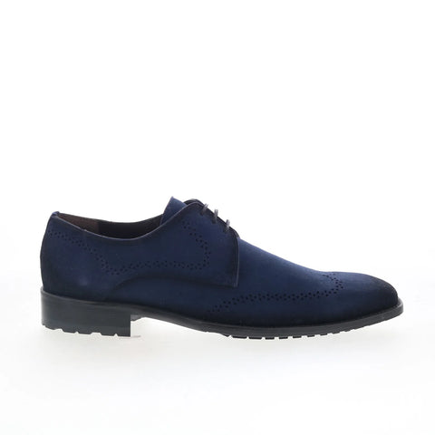 Mezlan Mez Casual Mens Blue Oxfords & Lace Ups Wingtip & Brogue Shoes