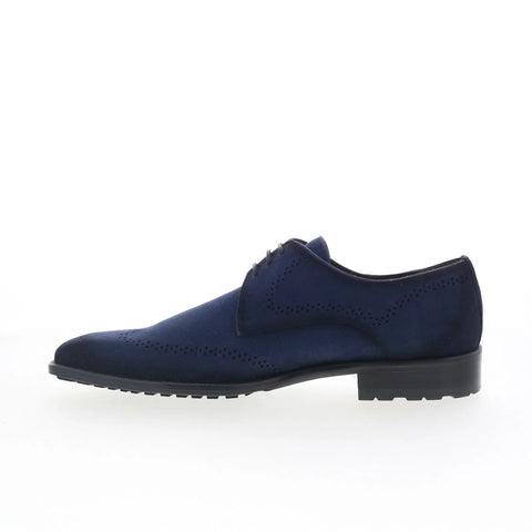 Mezlan Mez Casual Mens Blue Oxfords & Lace Ups Wingtip & Brogue Shoes