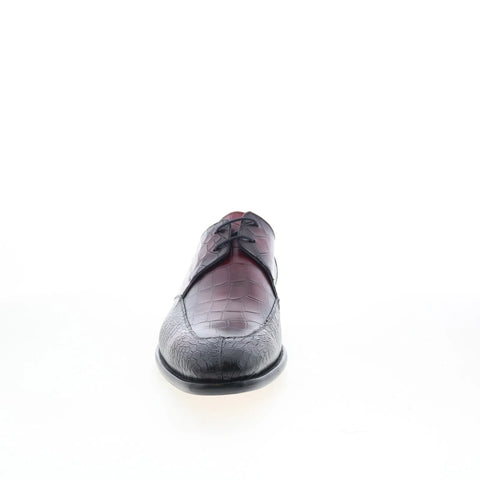 Mezlan Mez Casual S21901 Mens Red Leather Oxfords & Lace Ups Casual Shoes