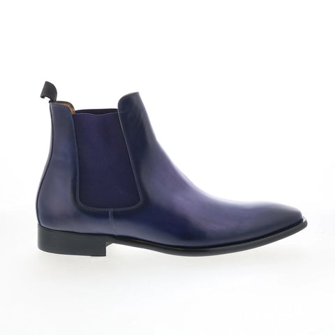 Mezlan Mez Chelsea 21025 Mens Purple Leather Chelsea Boots