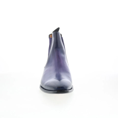 Mezlan Mez Chelsea 21025 Mens Purple Leather Chelsea Boots