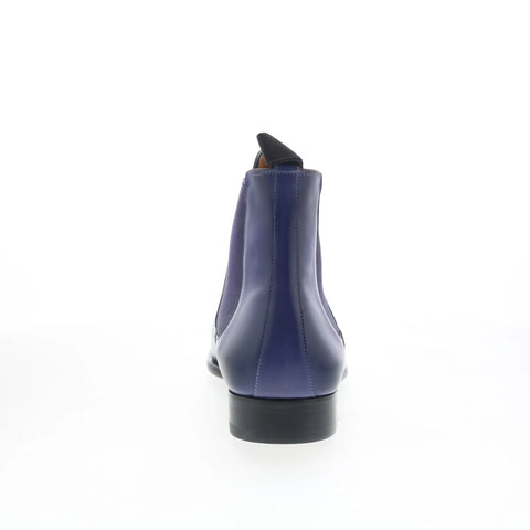 Mezlan Mez Chelsea 21025 Mens Purple Leather Chelsea Boots