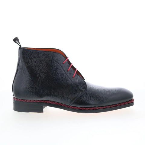 Mezlan Mez Chukka 20804 Mens Black Leather Lace Up Chukkas Boots