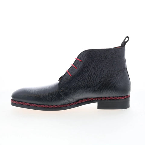 Mezlan Mez Chukka 20804 Mens Black Leather Lace Up Chukkas Boots