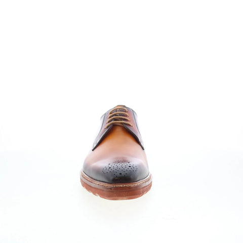 Mezlan Mez Derby Plain Toe 21071 Mens Brown Oxfords & Lace Ups Casual Shoes