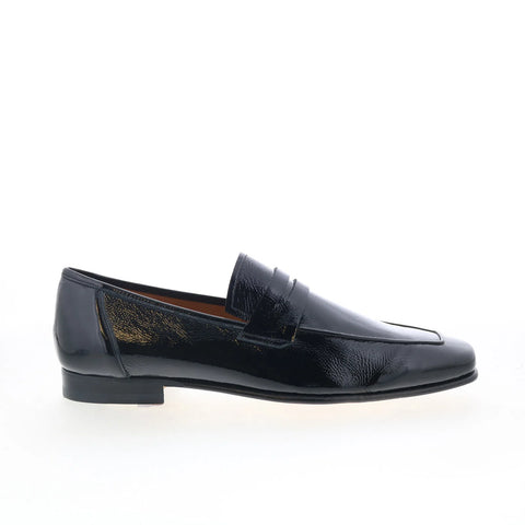 Mezlan Mez Leather 21155 Mens Black Leather Loafers & Slip Ons Penny Shoes