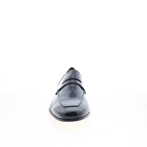 Mezlan Mez Leather 21155 Mens Black Leather Loafers & Slip Ons Penny Shoes