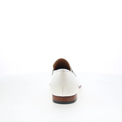 Mezlan Mez Leather 21155 Mens White Leather Loafers & Slip Ons Penny Shoes