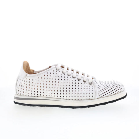 Mezlan Mez Lifestyle 21154 Mens White Leather Lifestyle Sneakers Shoes