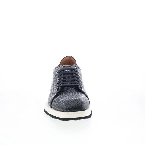 Mezlan Mez Lifestyle 21165 Mens Black Leather Lifestyle Sneakers Shoes