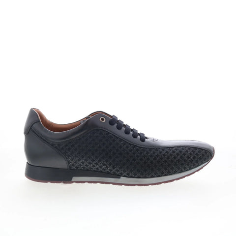 Mezlan Mez Lifestyle 21363 Mens Blue Suede Lace Up Lifestyle Sneakers Shoes