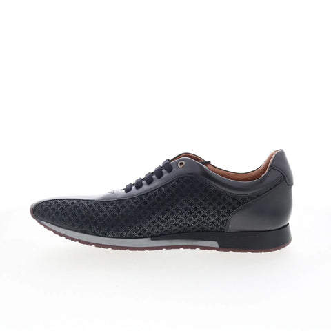 Mezlan Mez Lifestyle 21363 Mens Blue Suede Lace Up Lifestyle Sneakers Shoes