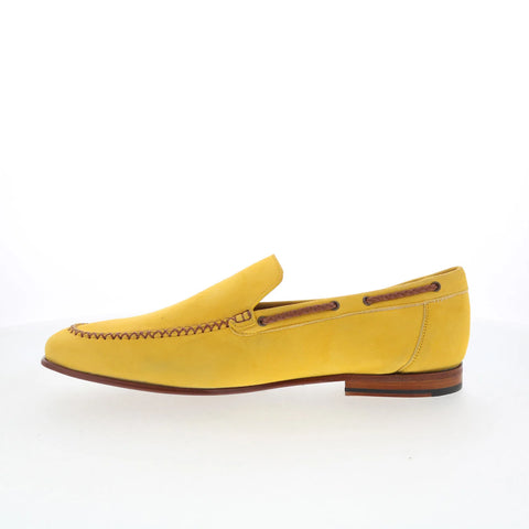 Mezlan Mez Loafer 21183 Mens Yellow Suede Loafers & Slip Ons Casual Shoes