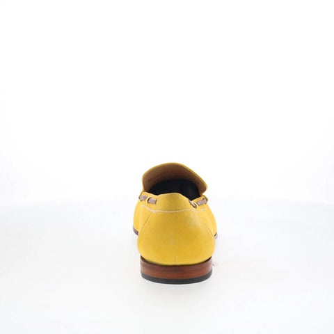 Mezlan Mez Loafer 21183 Mens Yellow Suede Loafers & Slip Ons Casual Shoes
