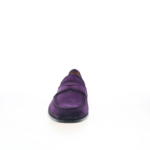 Mezlan Mez Loafer 21312 Mens Purple Suede Loafers & Slip Ons Penny Shoes