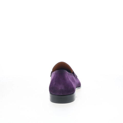 Mezlan Mez Loafer 21312 Mens Purple Suede Loafers & Slip Ons Penny Shoes