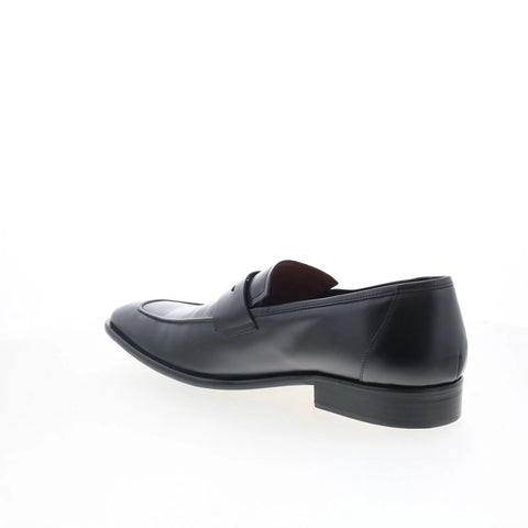 Mezlan Mez Penny 20243 Mens Black Leather Loafers & Slip Ons Penny Shoes