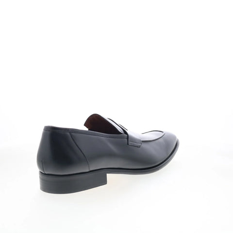 Mezlan Mez Penny 20243 Mens Black Leather Loafers & Slip Ons Penny Shoes