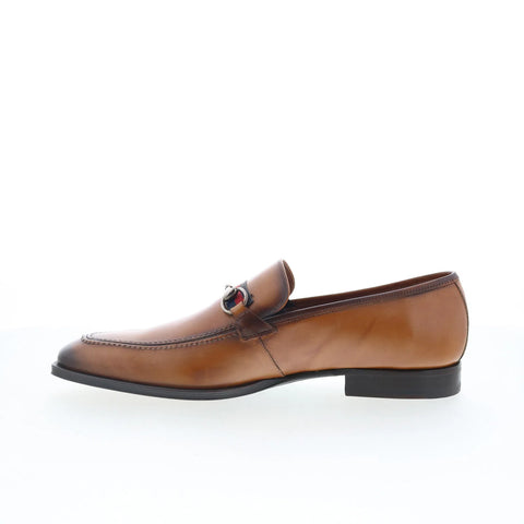 Mezlan Mez Penny 20579 Mens Brown Leather Loafers & Slip Ons Casual Shoes
