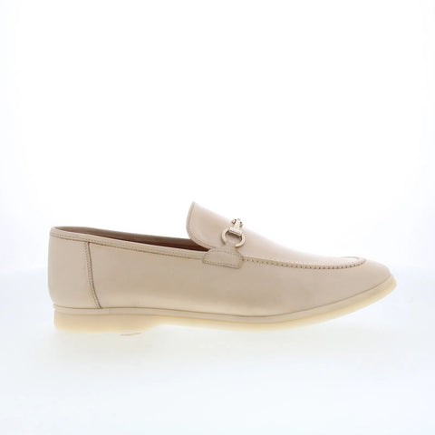 Mezlan Mez Penny 21817 Mens Beige Leather Loafers & Slip Ons Casual Shoes