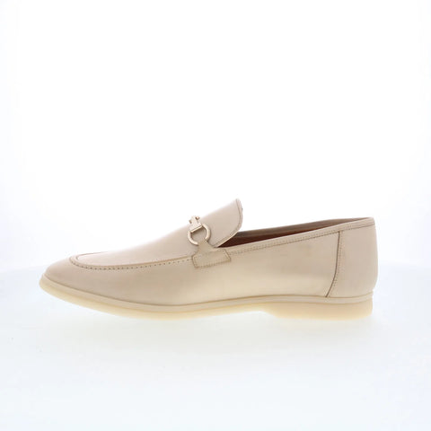 Mezlan Mez Penny 21817 Mens Beige Leather Loafers & Slip Ons Casual Shoes