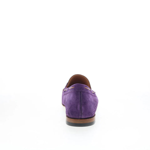 Mezlan Mez Penny 7461 Mens Purple Suede Loafers & Slip Ons Casual Shoes