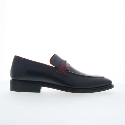Mezlan Mez Penny MEMEBLALEMEPE Mens Black Loafers & Slip Ons Casual Shoes