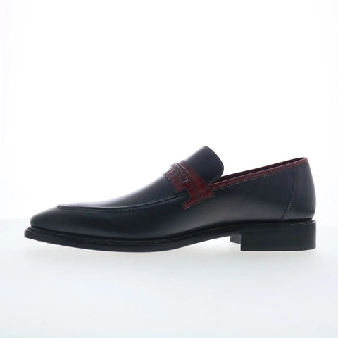 Mezlan Mez Penny MEMEBLALEMEPE Mens Black Loafers & Slip Ons Casual Shoes