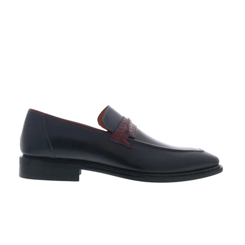 Mezlan Mez Penny MEMEBLALEMEPE Mens Black Loafers & Slip Ons Casual Shoes